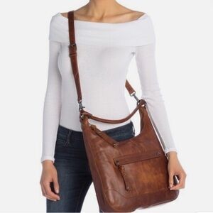 Frye Melissa Leather Hobo Bag